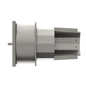 Корпус пальника з колосником та керамікою PellasX 190 кВт